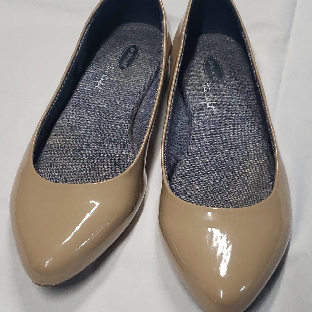 DR SCHOLLS Womens Slip On Ballet Flats 7.5 M
